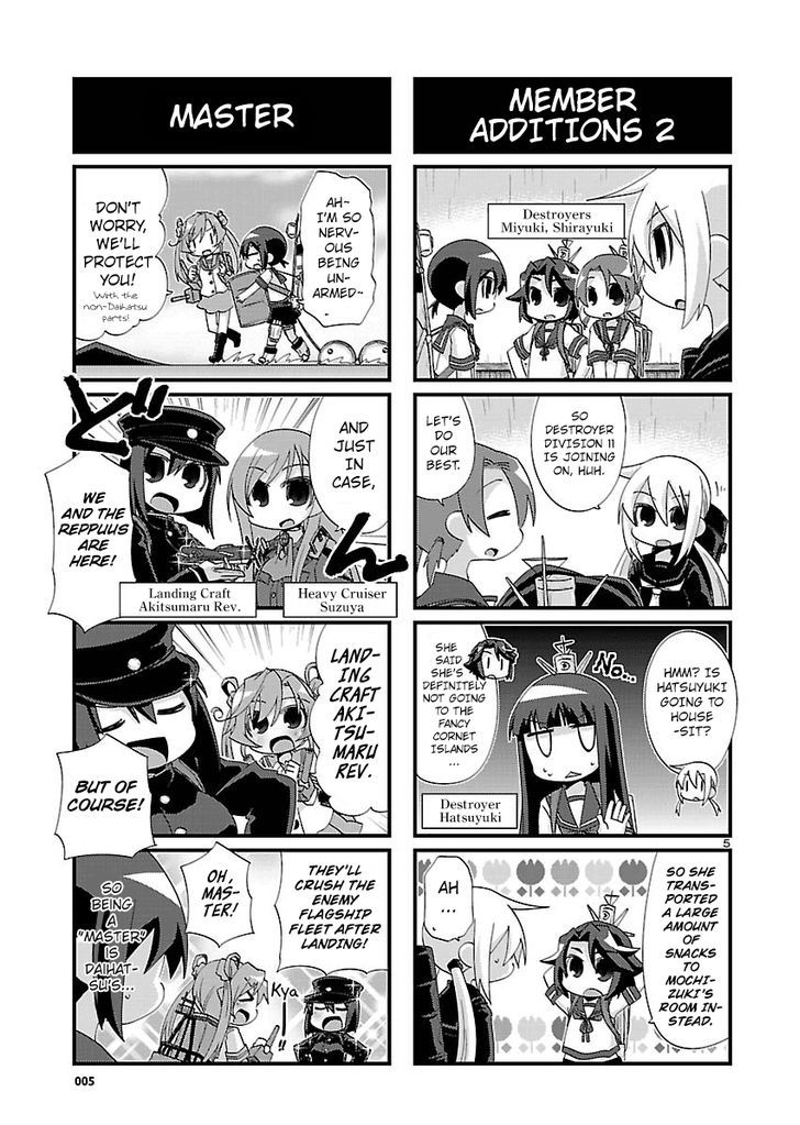 Kantai Collection - Kankore - 4-koma Comic - Fubuki, Ganbarimasu! Chapter 109 page 5 - Chapter 109