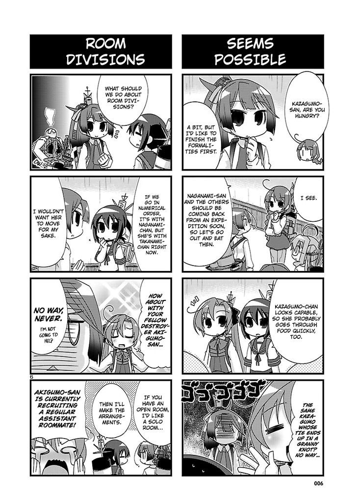 Kantai Collection - Kankore - 4-koma Comic - Fubuki, Ganbarimasu! Chapter 115 page 6 - Chapter 115