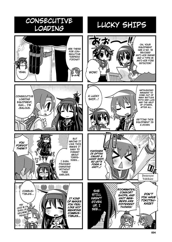 Kantai Collection - Kankore - 4-koma Comic - Fubuki, Ganbarimasu! Chapter 117 page 4 - Chapter 117