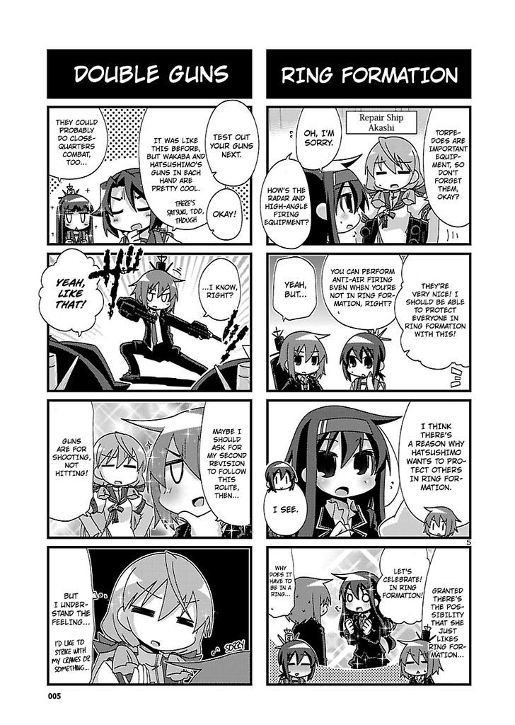 Kantai Collection - Kankore - 4-koma Comic - Fubuki, Ganbarimasu! Chapter 117 page 5 - Chapter 117