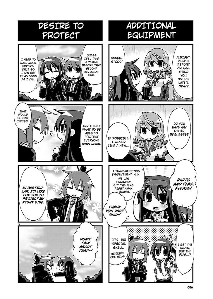 Kantai Collection - Kankore - 4-koma Comic - Fubuki, Ganbarimasu! Chapter 117 page 6 - Chapter 117