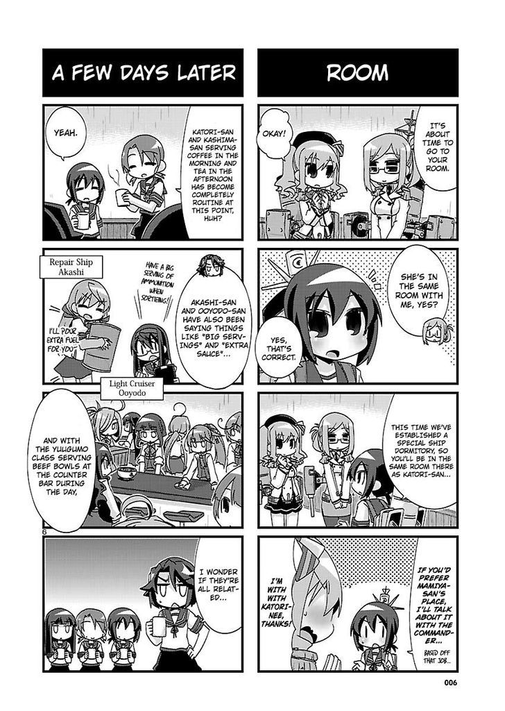 Kantai Collection - Kankore - 4-koma Comic - Fubuki, Ganbarimasu! Chapter 118 page 6 - Chapter 118
