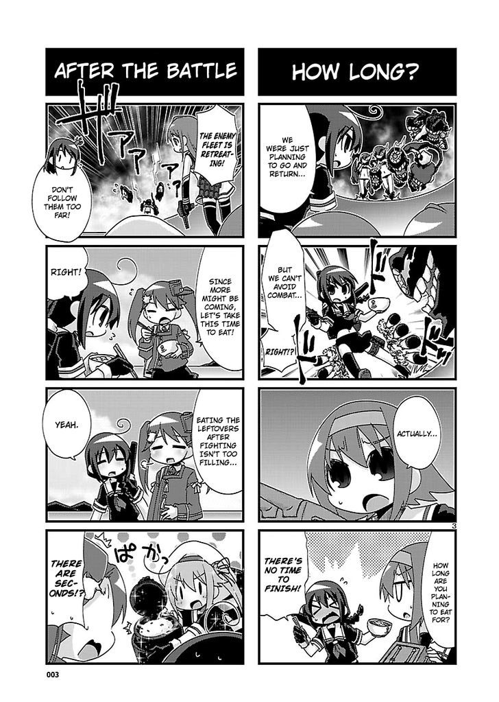 Kantai Collection - Kankore - 4-koma Comic - Fubuki, Ganbarimasu! Chapter 119 page 3 - Chapter 119