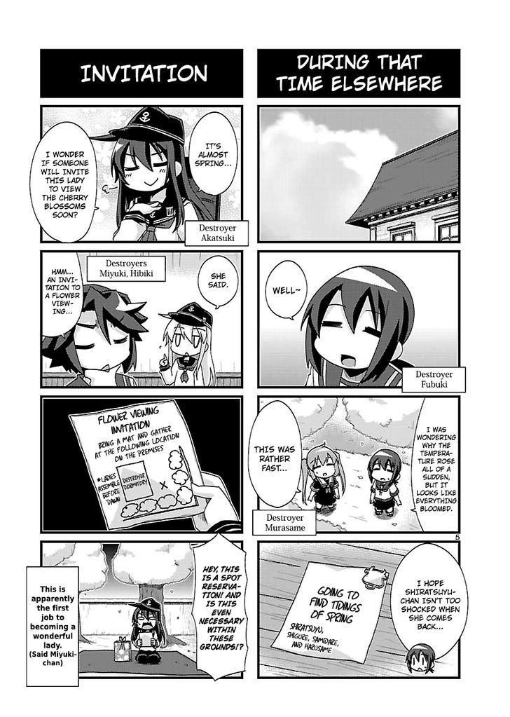 Kantai Collection - Kankore - 4-koma Comic - Fubuki, Ganbarimasu! Chapter 119 page 5 - Chapter 119