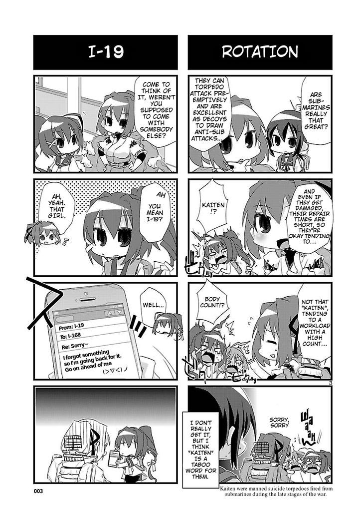Kantai Collection - Kankore - 4-koma Comic - Fubuki, Ganbarimasu! Chapter 12 page 3 - Chapter 12