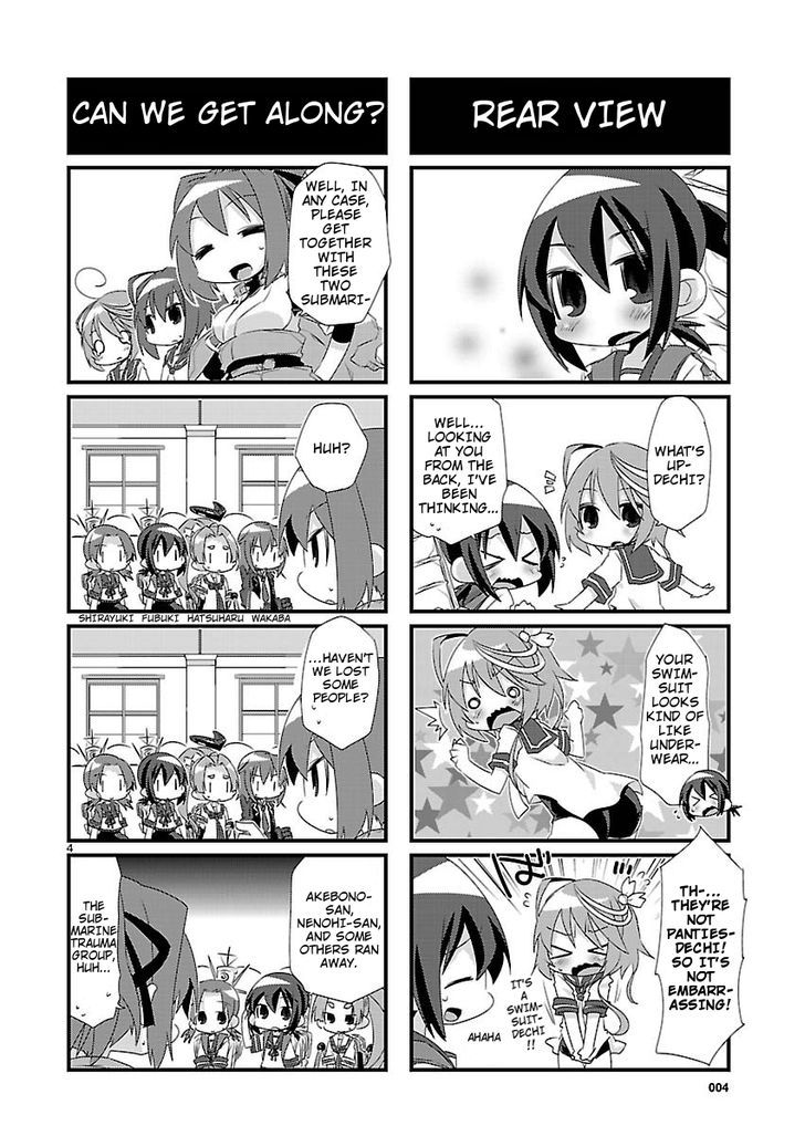Kantai Collection - Kankore - 4-koma Comic - Fubuki, Ganbarimasu! Chapter 12 page 4 - Chapter 12