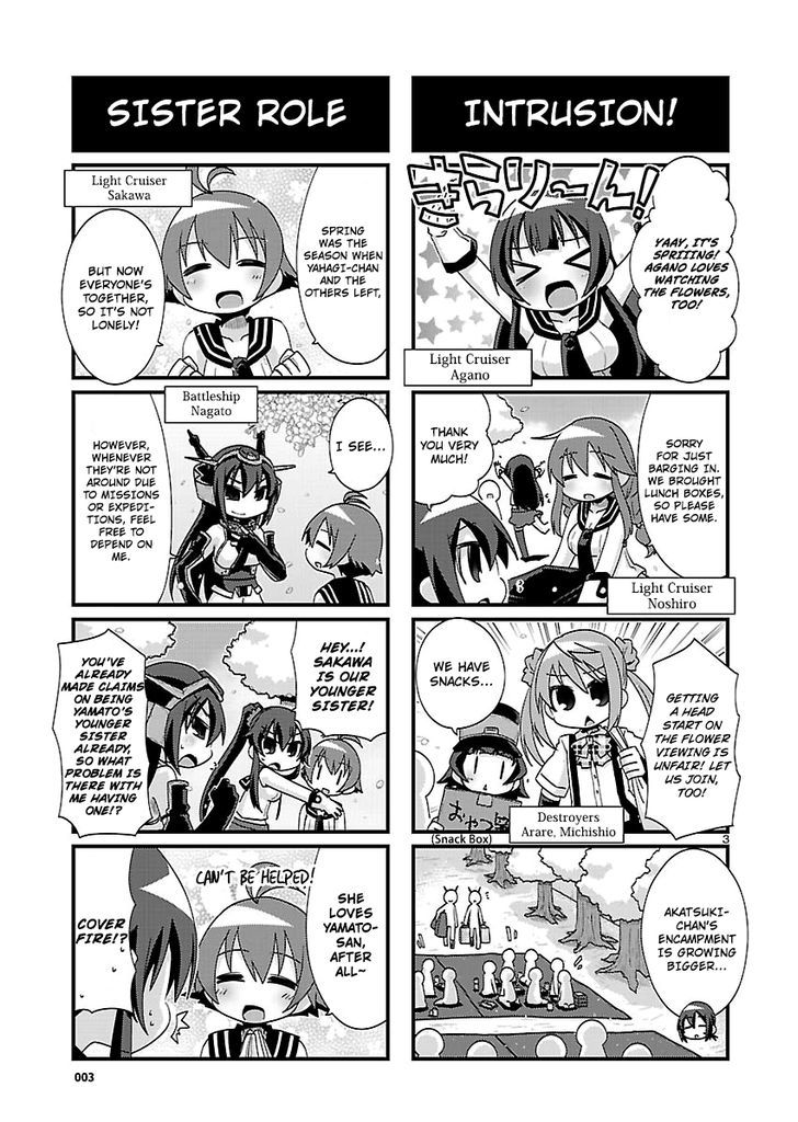 Kantai Collection - Kankore - 4-koma Comic - Fubuki, Ganbarimasu! Chapter 121 page 3 - Chapter 121