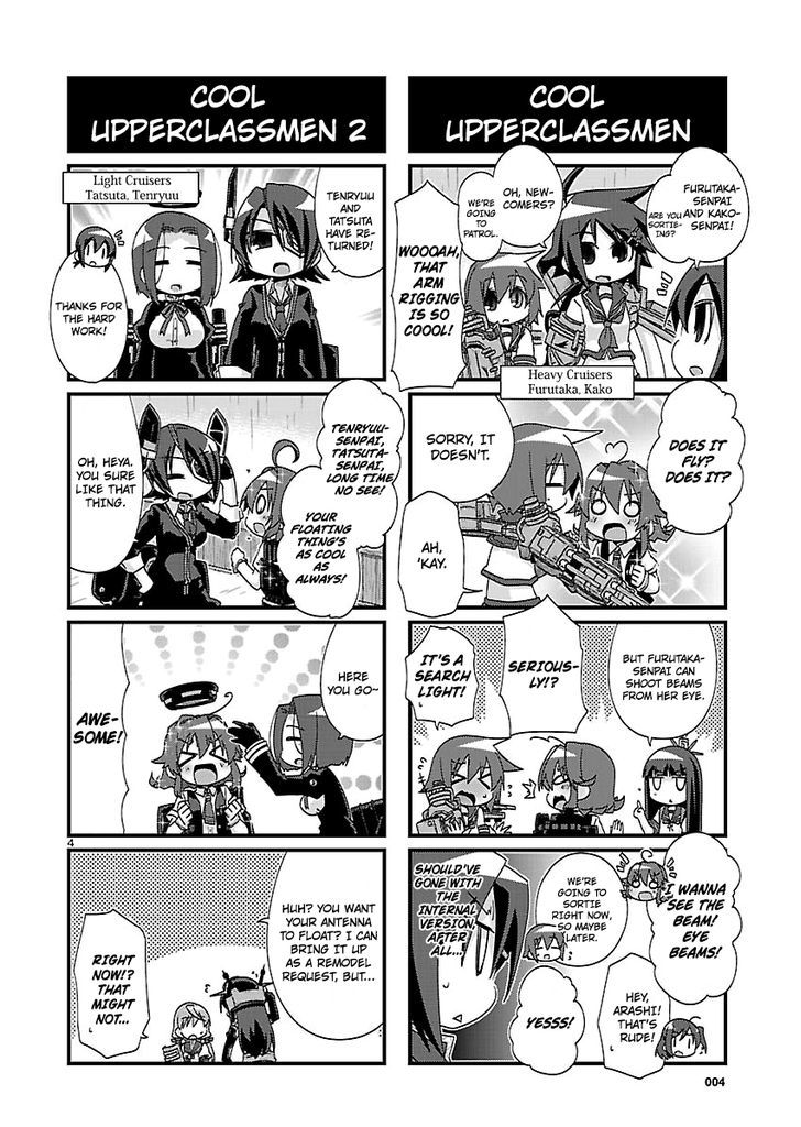 Kantai Collection - Kankore - 4-koma Comic - Fubuki, Ganbarimasu! Chapter 122 page 4 - Chapter 122
