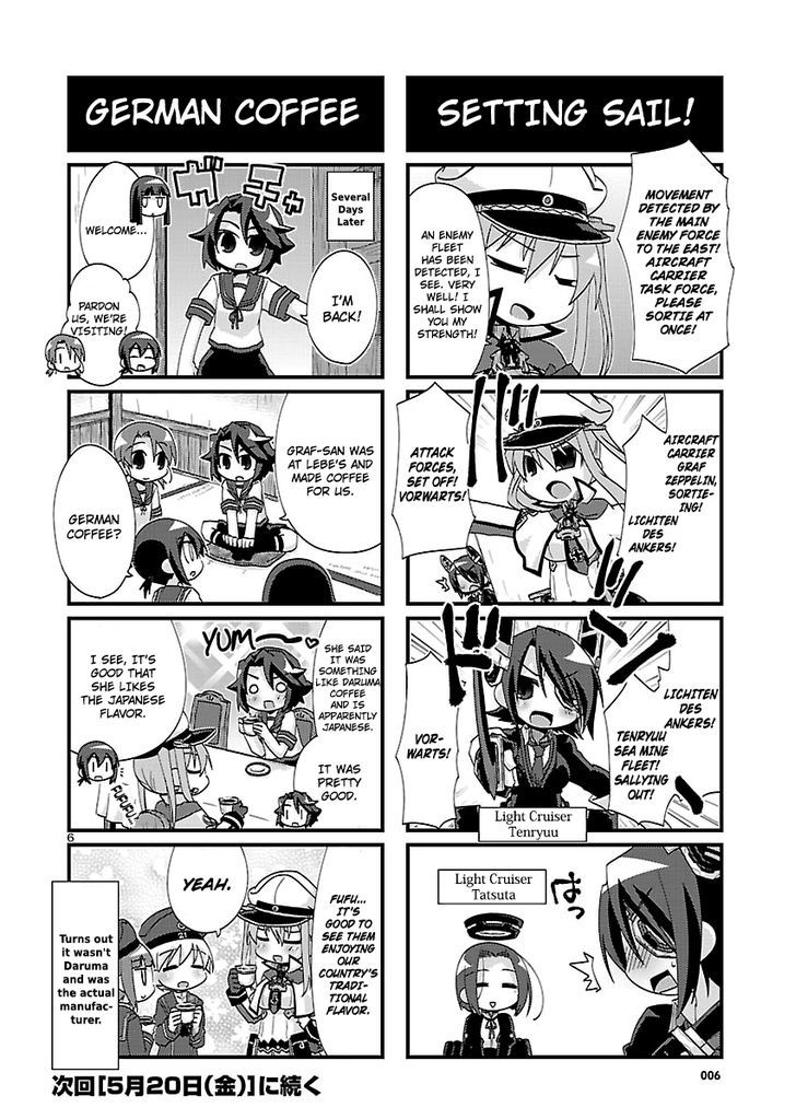 Kantai Collection - Kankore - 4-koma Comic - Fubuki, Ganbarimasu! Chapter 123 page 6 - Chapter 123