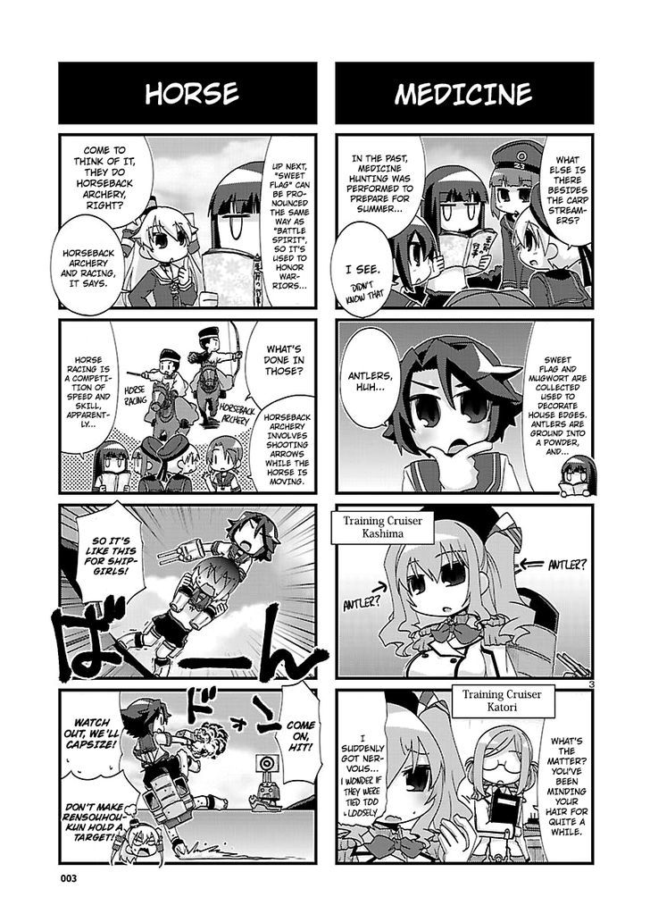 Kantai Collection - Kankore - 4-koma Comic - Fubuki, Ganbarimasu! Chapter 124 page 3 - Chapter 124