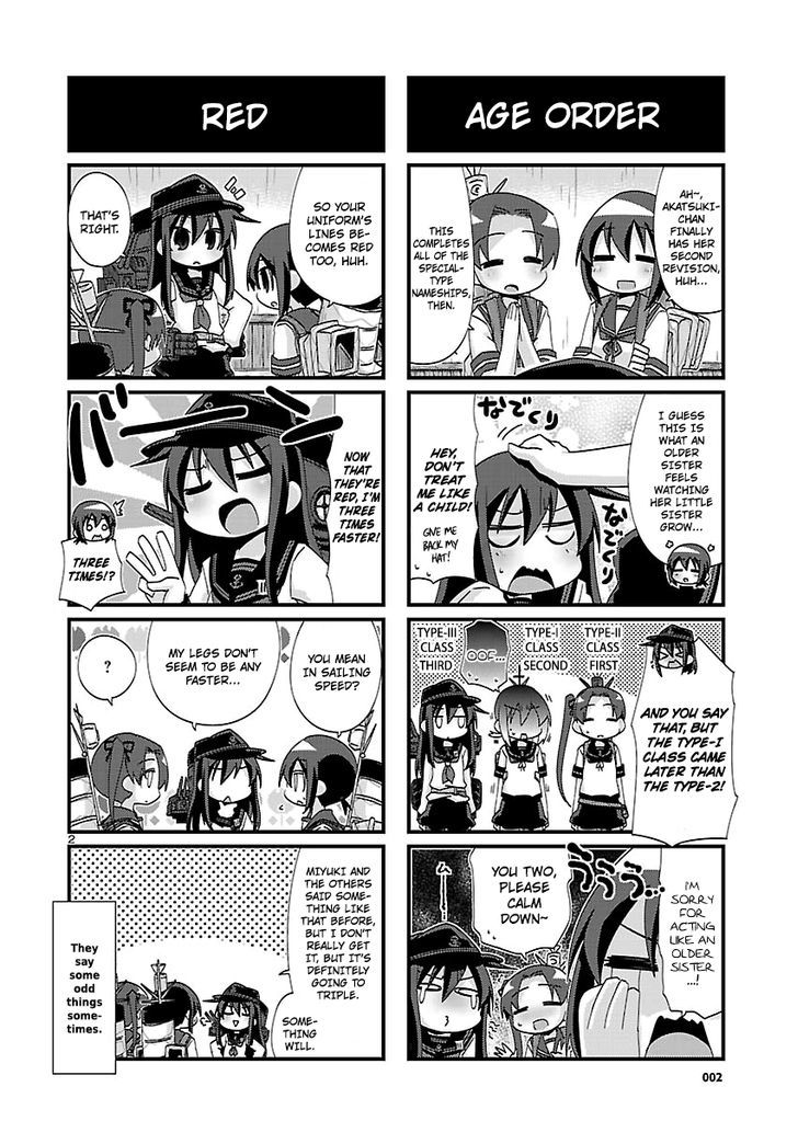 Kantai Collection - Kankore - 4-koma Comic - Fubuki, Ganbarimasu! Chapter 125 page 2 - Chapter 125