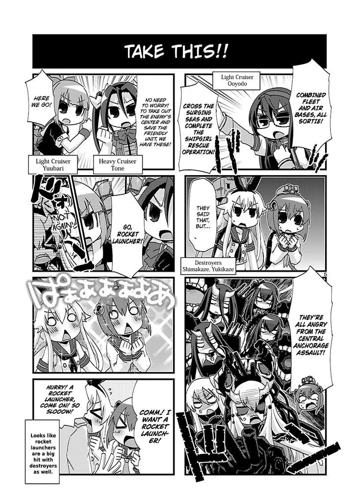 Kantai Collection - Kankore - 4-koma Comic - Fubuki, Ganbarimasu! Chapter 127 page 5 - Chapter 127