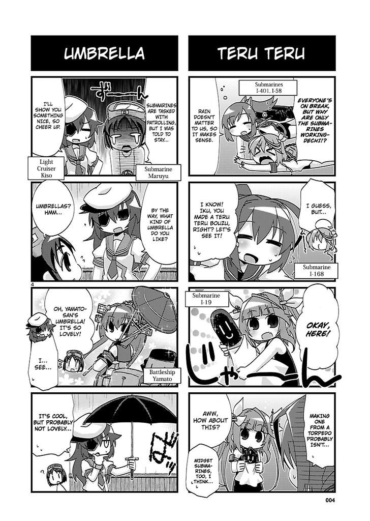 Kantai Collection - Kankore - 4-koma Comic - Fubuki, Ganbarimasu! Chapter 128 page 4 - Chapter 128