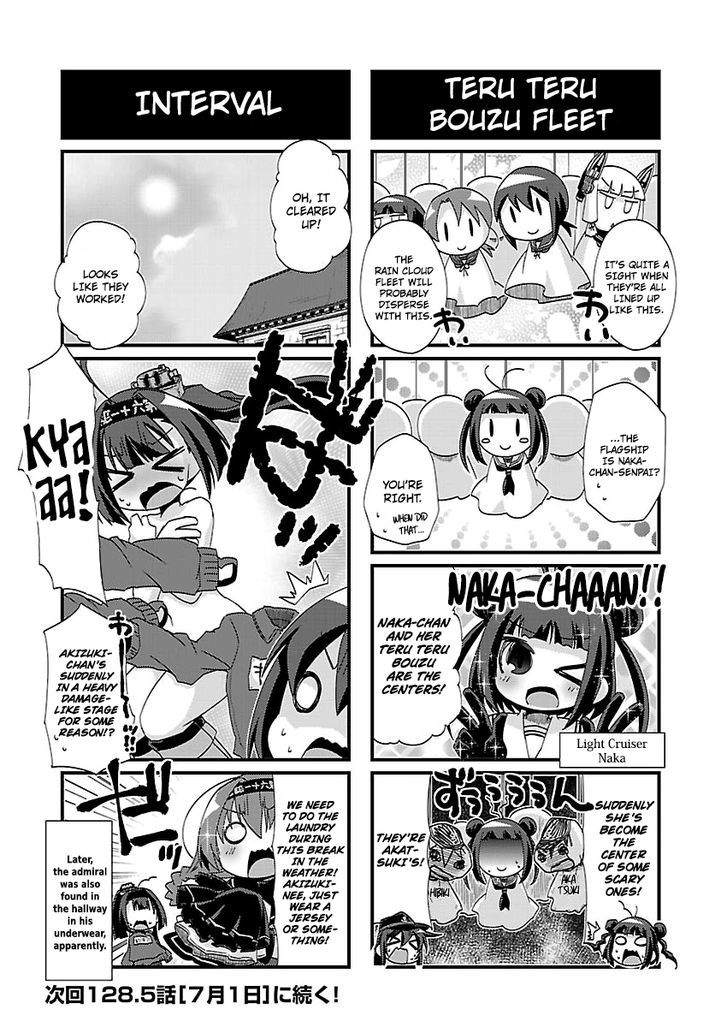 Kantai Collection - Kankore - 4-koma Comic - Fubuki, Ganbarimasu! Chapter 128 page 6 - Chapter 128