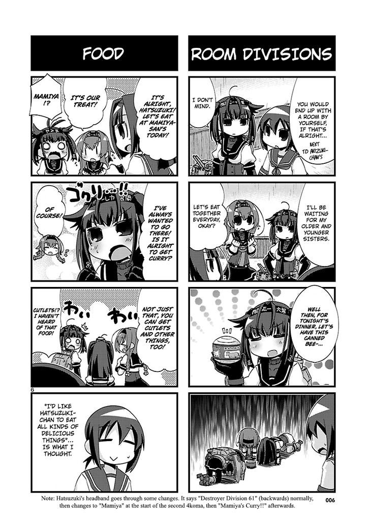 Kantai Collection - Kankore - 4-koma Comic - Fubuki, Ganbarimasu! Chapter 129 page 6 - Chapter 129