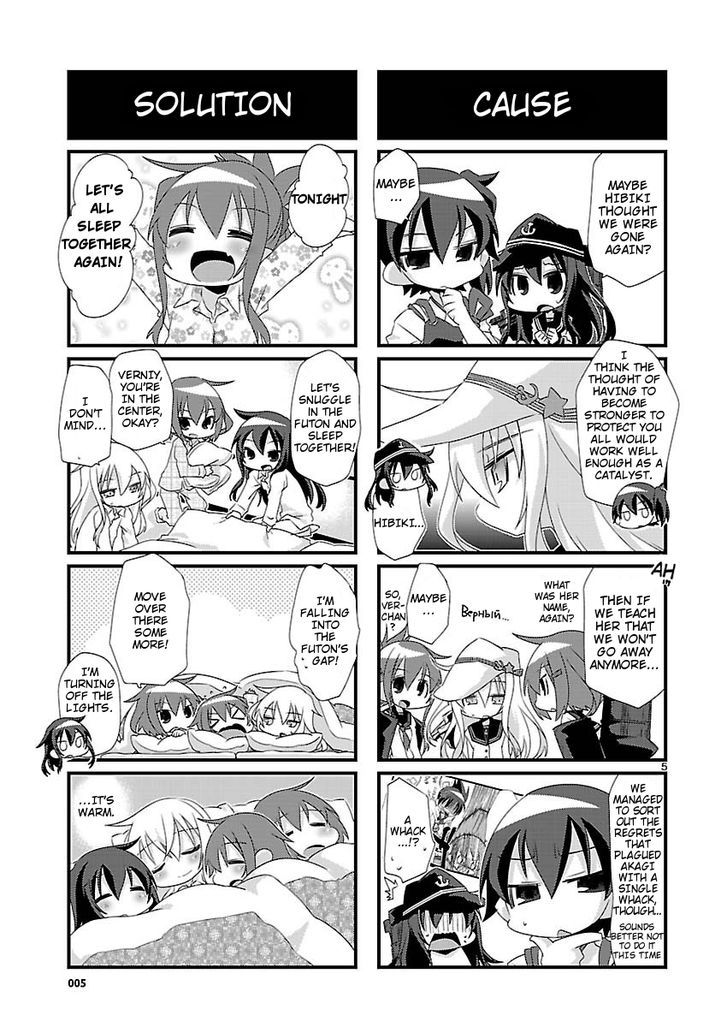 Kantai Collection - Kankore - 4-koma Comic - Fubuki, Ganbarimasu! Chapter 13 page 5 - Chapter 13
