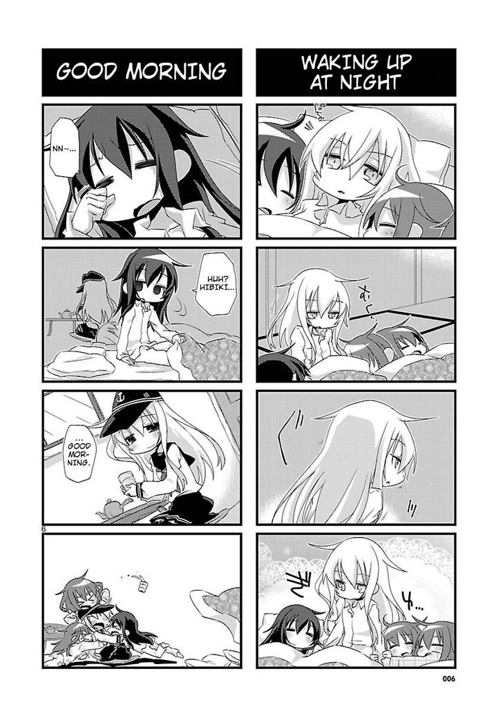 Kantai Collection - Kankore - 4-koma Comic - Fubuki, Ganbarimasu! Chapter 13 page 6 - Chapter 13