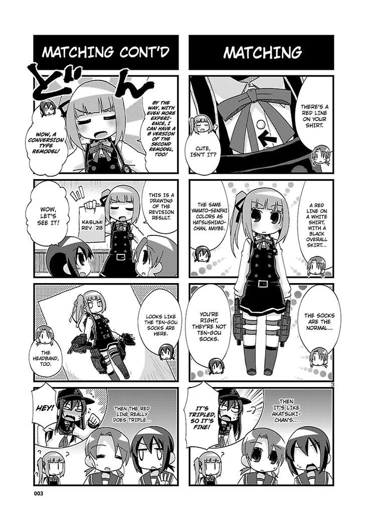 Kantai Collection - Kankore - 4-koma Comic - Fubuki, Ganbarimasu! Chapter 131 page 3 - Chapter 131