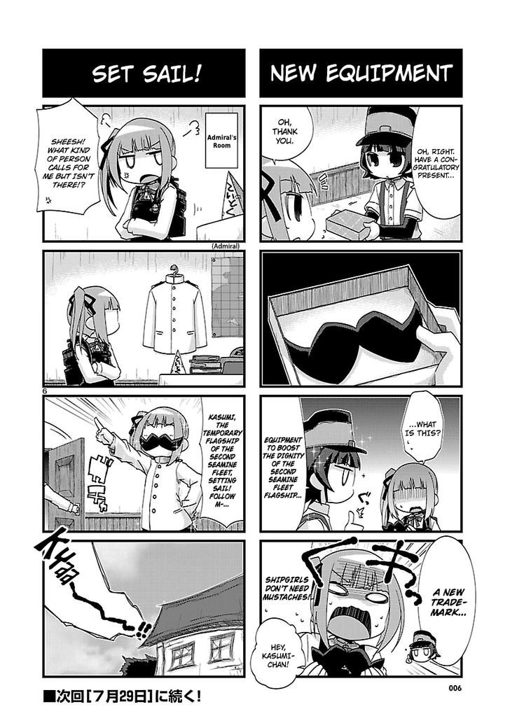 Kantai Collection - Kankore - 4-koma Comic - Fubuki, Ganbarimasu! Chapter 131 page 6 - Chapter 131