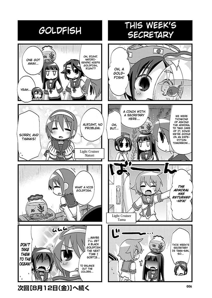 Kantai Collection - Kankore - 4-koma Comic - Fubuki, Ganbarimasu! Chapter 132 page 6 - Chapter 132