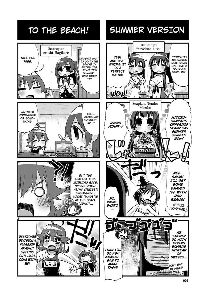 Kantai Collection - Kankore - 4-koma Comic - Fubuki, Ganbarimasu! Chapter 135 page 2 - Chapter 135
