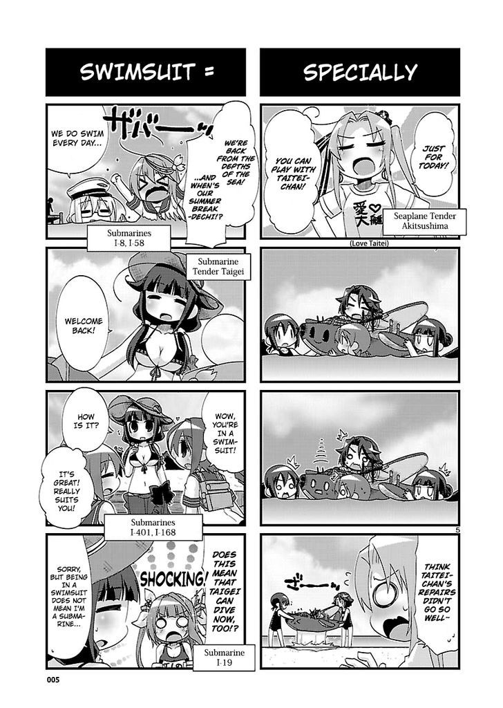 Kantai Collection - Kankore - 4-koma Comic - Fubuki, Ganbarimasu! Chapter 135 page 5 - Chapter 135