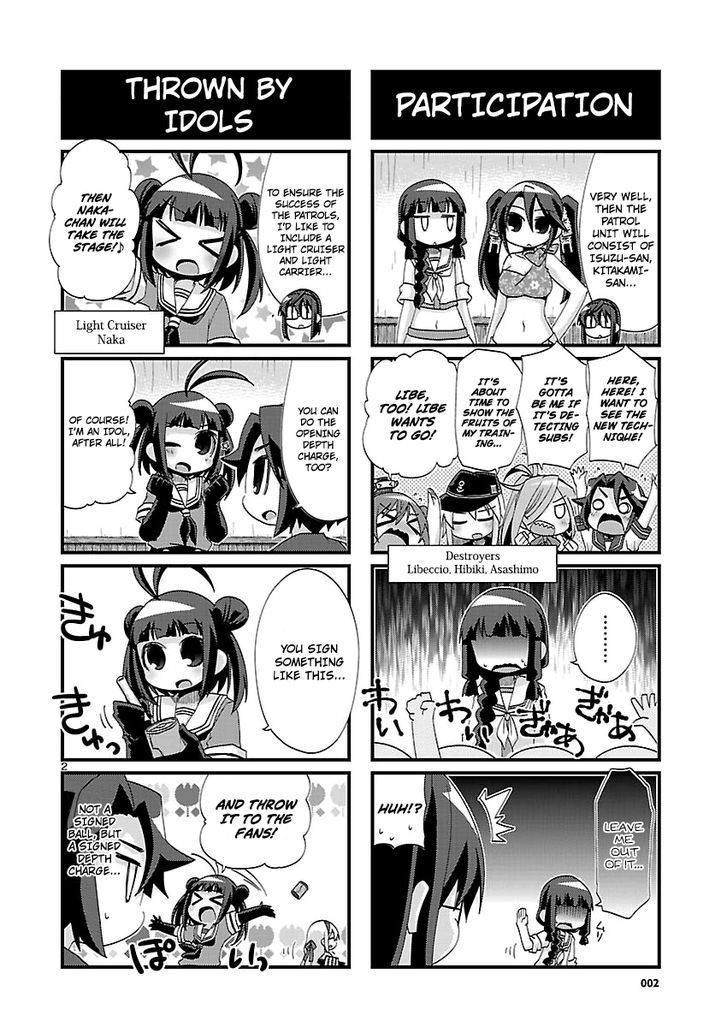 Kantai Collection - Kankore - 4-koma Comic - Fubuki, Ganbarimasu! Chapter 136 page 2 - Chapter 136