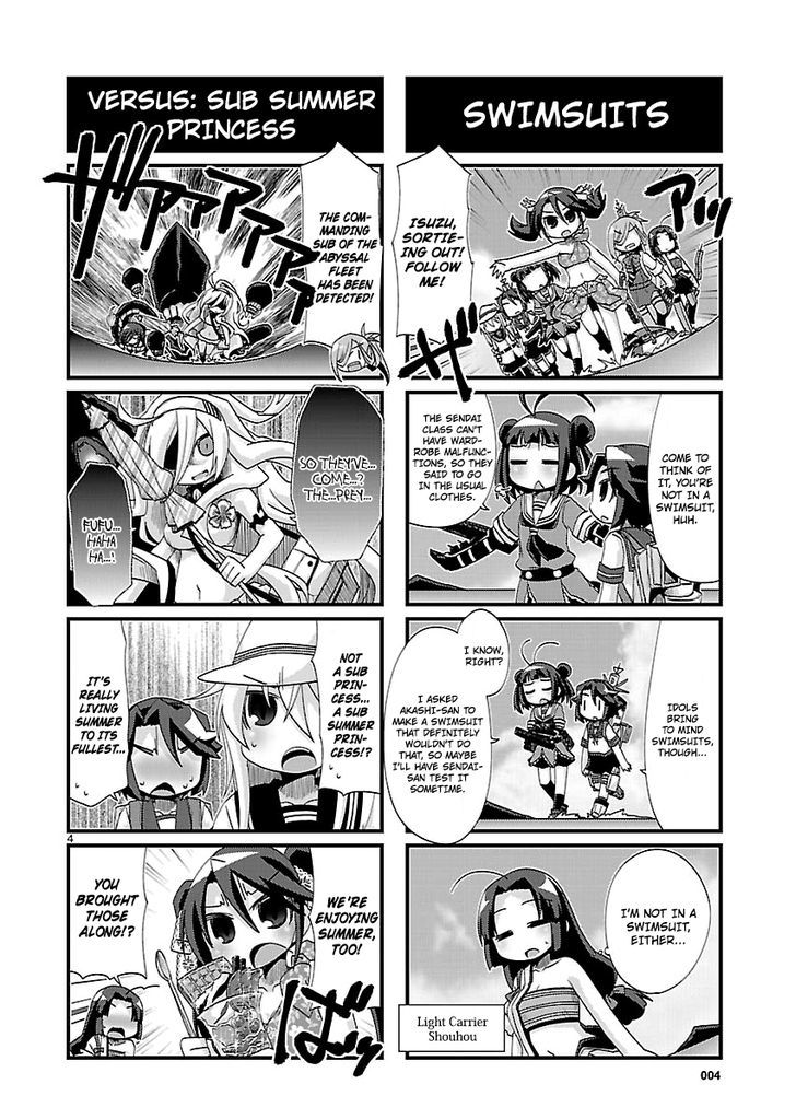 Kantai Collection - Kankore - 4-koma Comic - Fubuki, Ganbarimasu! Chapter 136 page 4 - Chapter 136