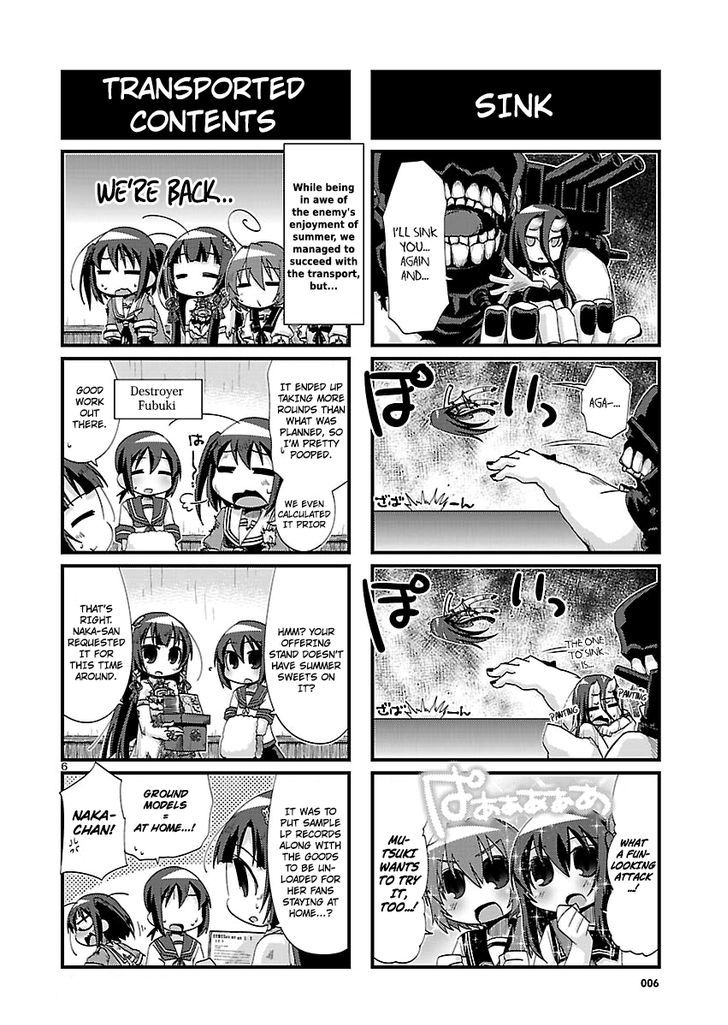 Kantai Collection - Kankore - 4-koma Comic - Fubuki, Ganbarimasu! Chapter 136 page 6 - Chapter 136