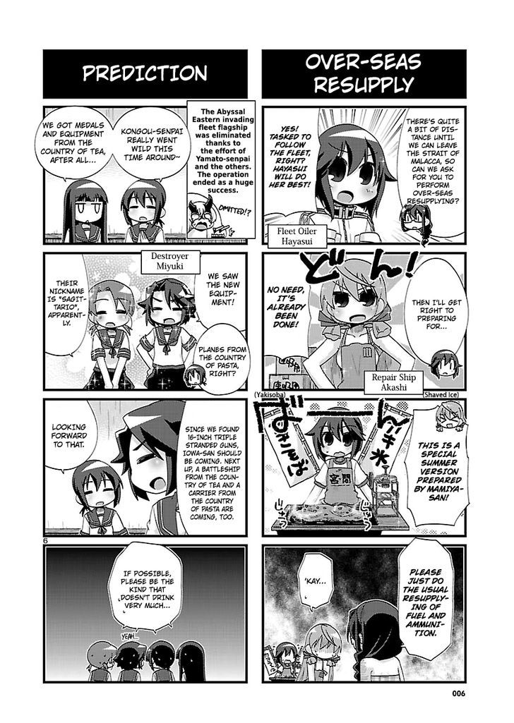 Kantai Collection - Kankore - 4-koma Comic - Fubuki, Ganbarimasu! Chapter 137 page 6 - Chapter 137