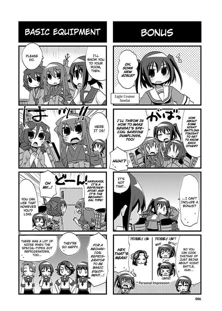 Kantai Collection - Kankore - 4-koma Comic - Fubuki, Ganbarimasu! Chapter 139 page 6 - Chapter 139