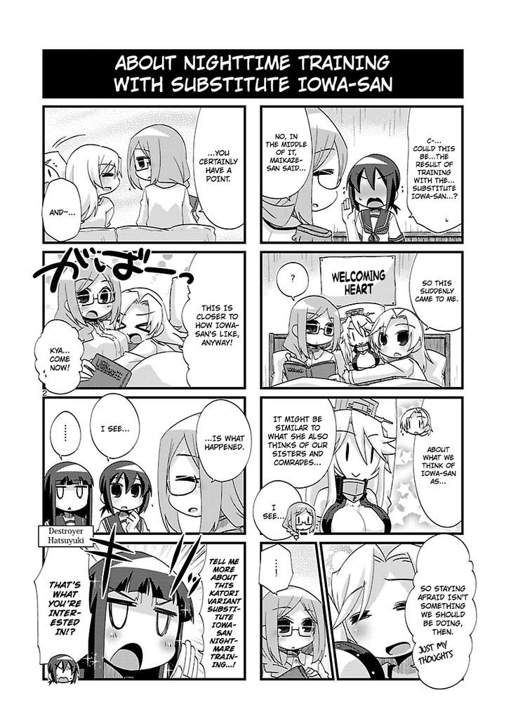 Kantai Collection - Kankore - 4-koma Comic - Fubuki, Ganbarimasu! Chapter 140 page 2 - Chapter 140