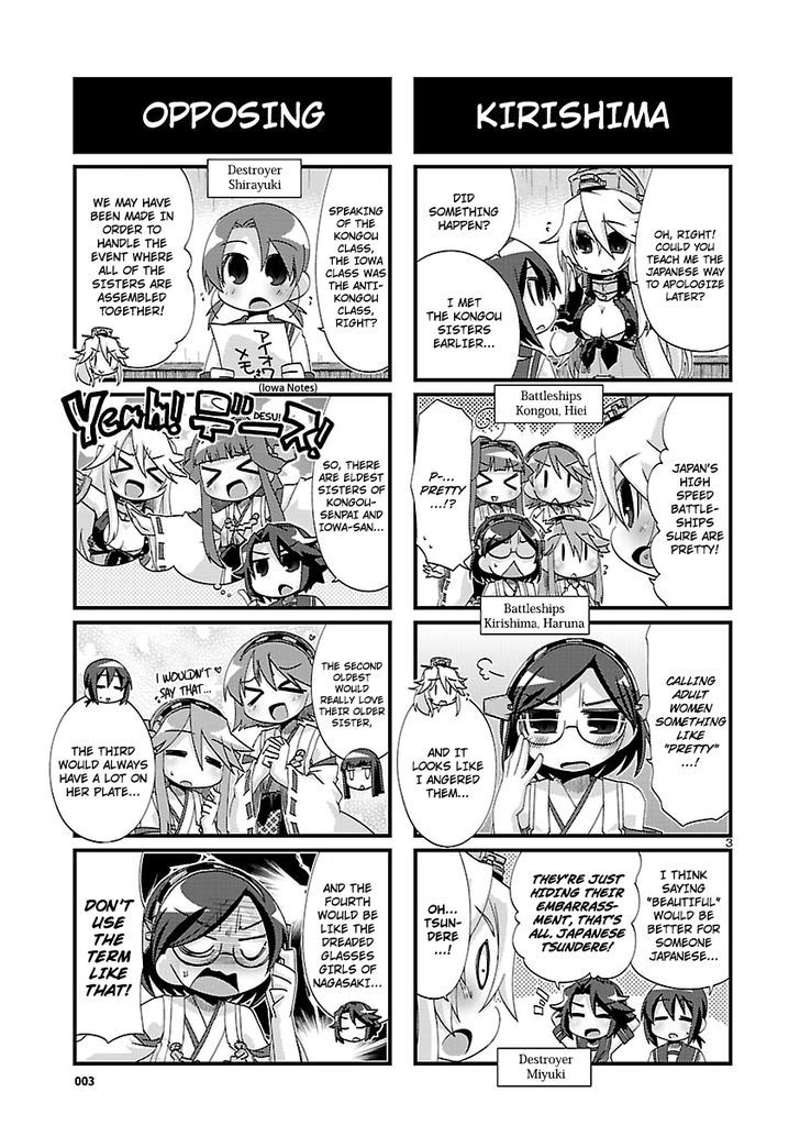 Kantai Collection - Kankore - 4-koma Comic - Fubuki, Ganbarimasu! Chapter 140 page 3 - Chapter 140