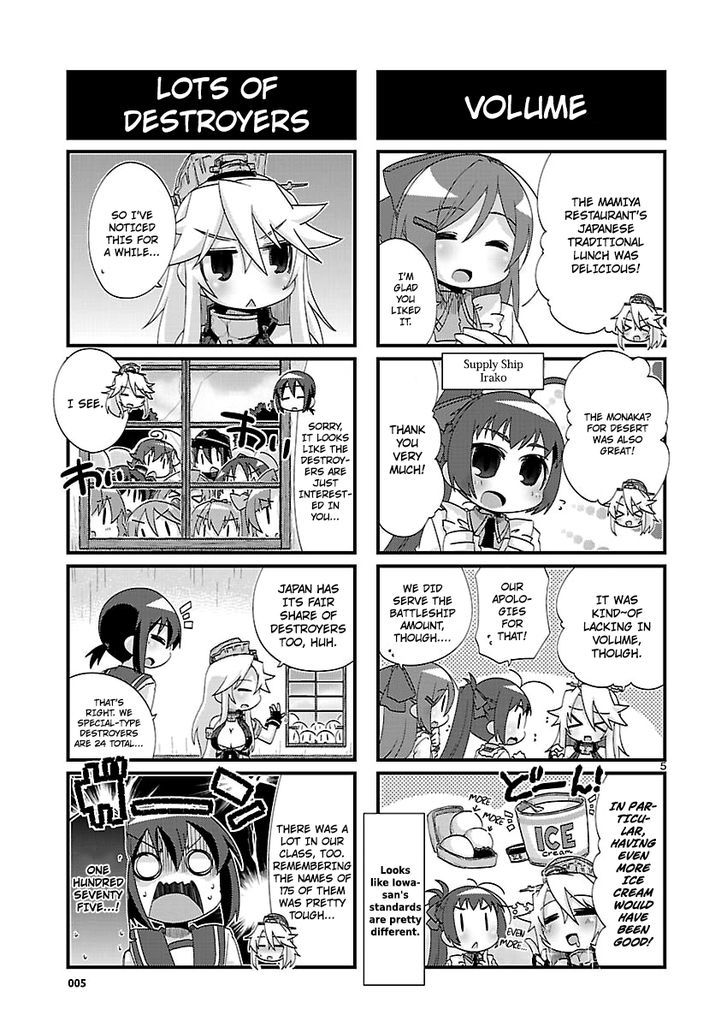 Kantai Collection - Kankore - 4-koma Comic - Fubuki, Ganbarimasu! Chapter 140 page 5 - Chapter 140