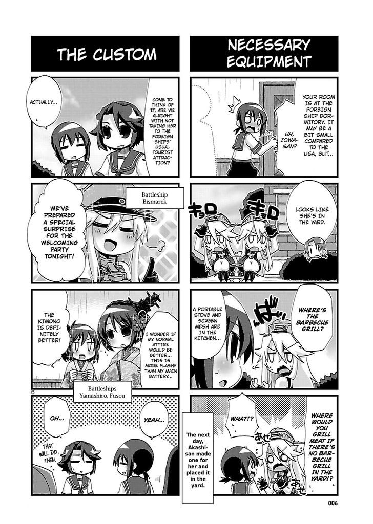 Kantai Collection - Kankore - 4-koma Comic - Fubuki, Ganbarimasu! Chapter 140 page 6 - Chapter 140