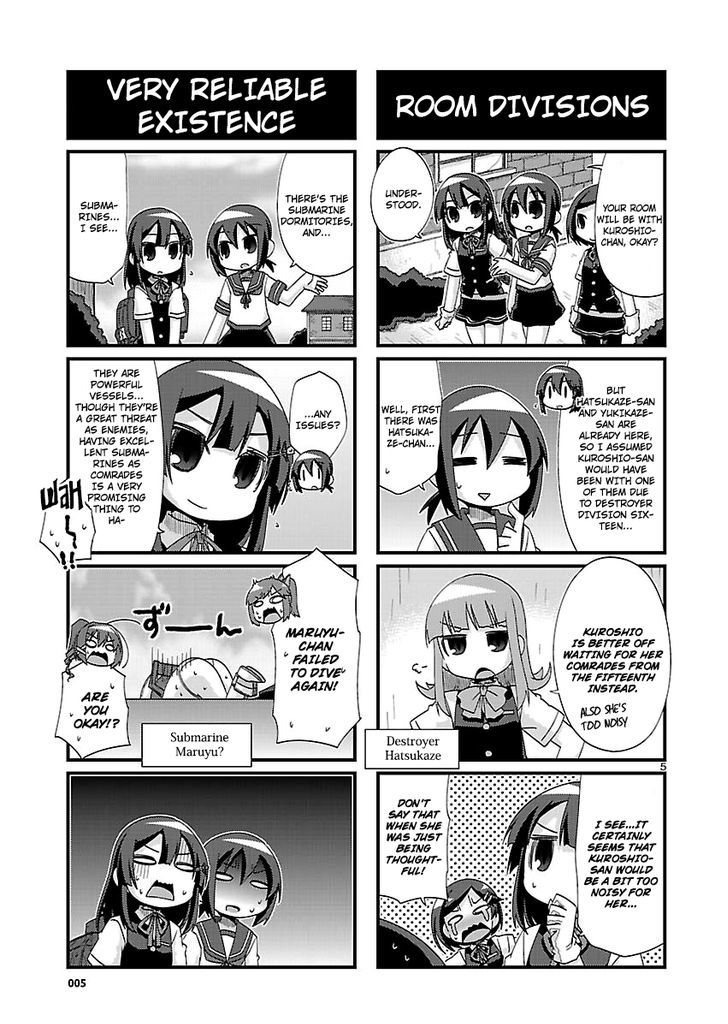 Kantai Collection - Kankore - 4-koma Comic - Fubuki, Ganbarimasu! Chapter 142 page 5 - Chapter 142