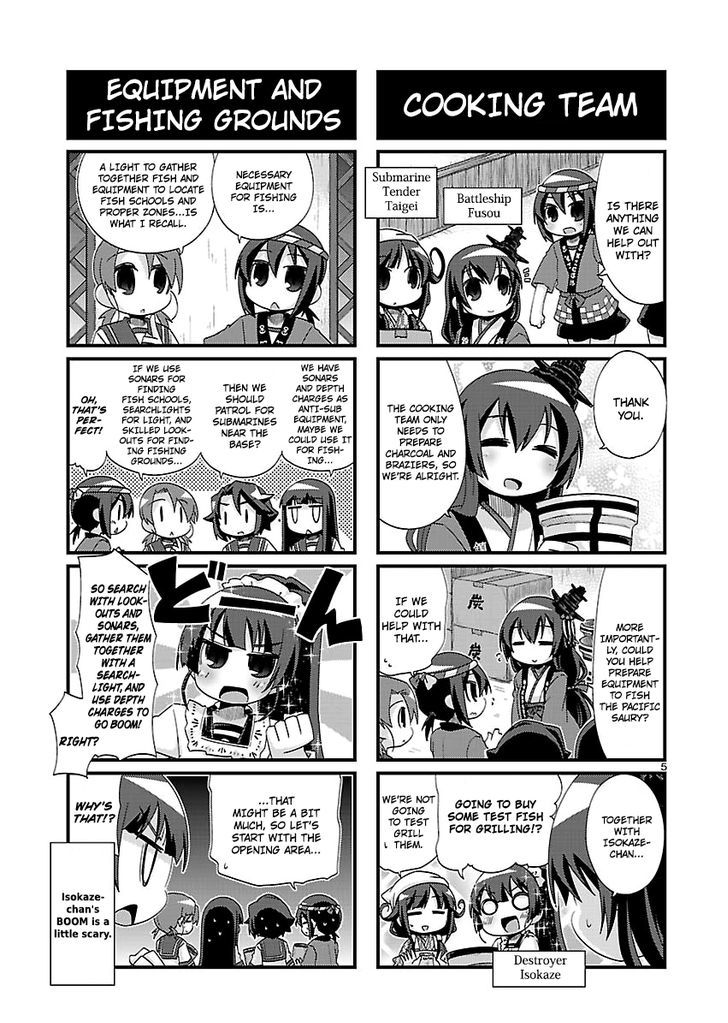 Kantai Collection - Kankore - 4-koma Comic - Fubuki, Ganbarimasu! Chapter 143 page 5 - Chapter 143