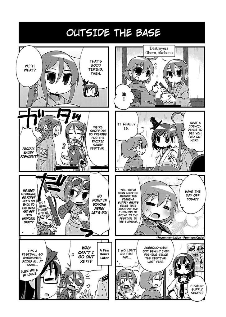 Kantai Collection - Kankore - 4-koma Comic - Fubuki, Ganbarimasu! Chapter 143 page 6 - Chapter 143