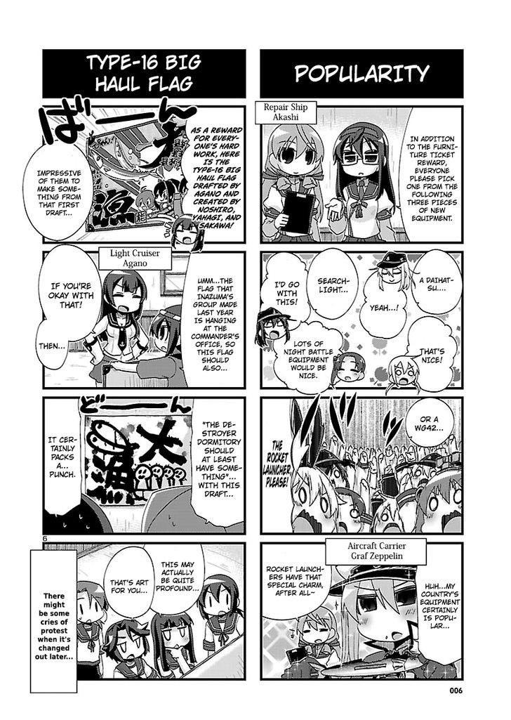 Kantai Collection - Kankore - 4-koma Comic - Fubuki, Ganbarimasu! Chapter 144 page 6 - Chapter 144