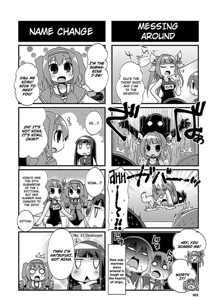 Kantai Collection - Kankore - 4-koma Comic - Fubuki, Ganbarimasu! Chapter 145 page 2 - Chapter 145
