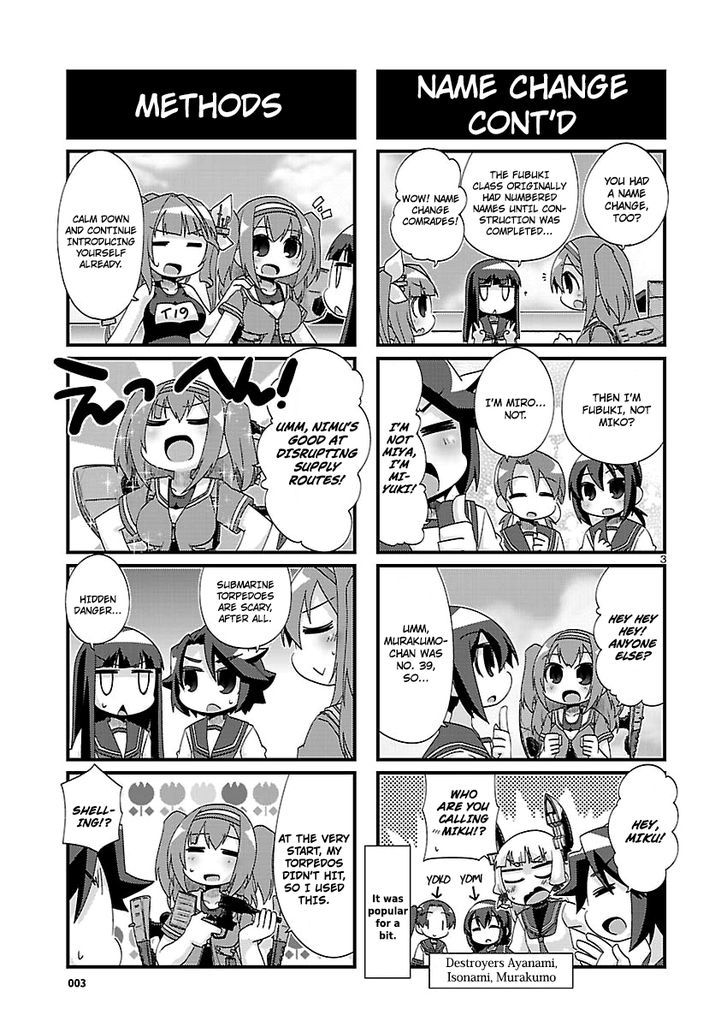 Kantai Collection - Kankore - 4-koma Comic - Fubuki, Ganbarimasu! Chapter 145 page 3 - Chapter 145