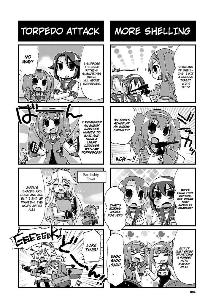 Kantai Collection - Kankore - 4-koma Comic - Fubuki, Ganbarimasu! Chapter 145 page 4 - Chapter 145
