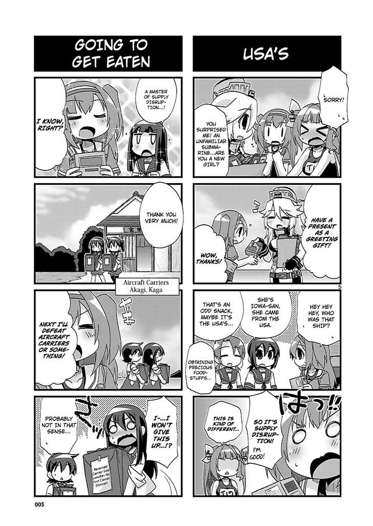 Kantai Collection - Kankore - 4-koma Comic - Fubuki, Ganbarimasu! Chapter 145 page 5 - Chapter 145