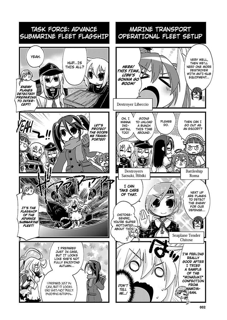 Kantai Collection - Kankore - 4-koma Comic - Fubuki, Ganbarimasu! Chapter 147 page 2 - Chapter 147