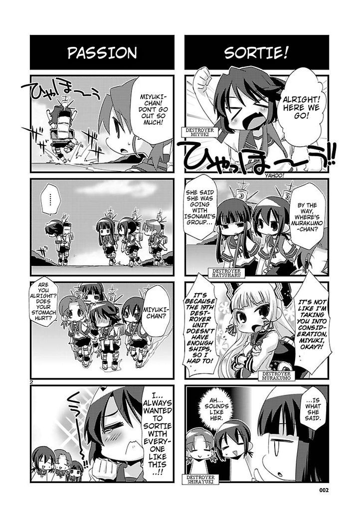 Kantai Collection - Kankore - 4-koma Comic - Fubuki, Ganbarimasu! Chapter 15 page 2 - Chapter 15