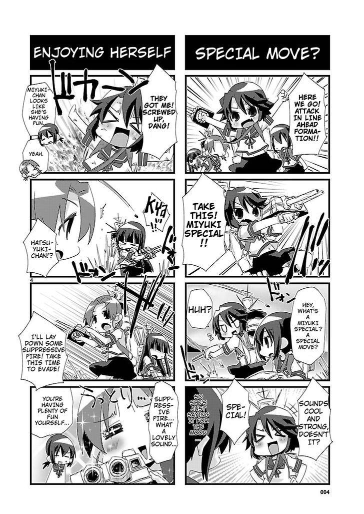 Kantai Collection - Kankore - 4-koma Comic - Fubuki, Ganbarimasu! Chapter 15 page 4 - Chapter 15