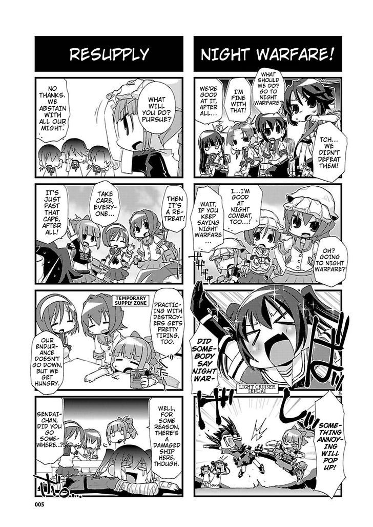 Kantai Collection - Kankore - 4-koma Comic - Fubuki, Ganbarimasu! Chapter 15 page 5 - Chapter 15