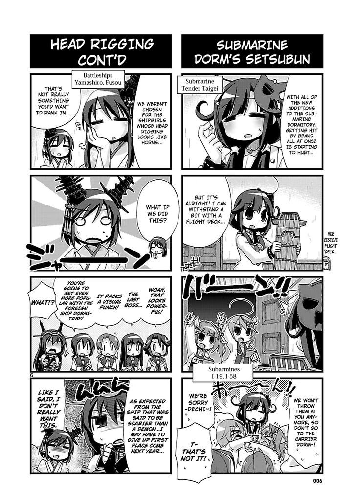 Kantai Collection - Kankore - 4-koma Comic - Fubuki, Ganbarimasu! Chapter 153 page 6 - Chapter 153
