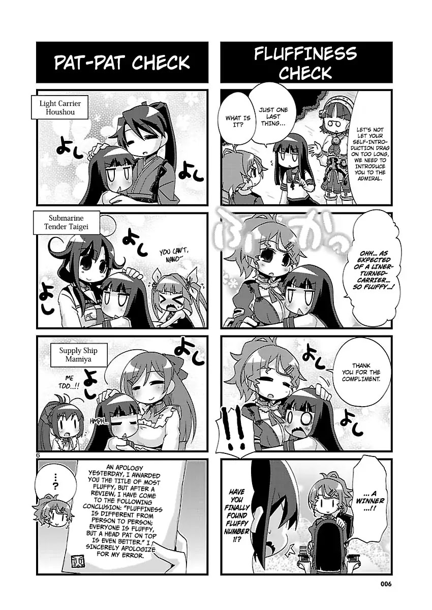 Kantai Collection - Kankore - 4-koma Comic - Fubuki, Ganbarimasu! Chapter 156 page 6 - Chapter 156