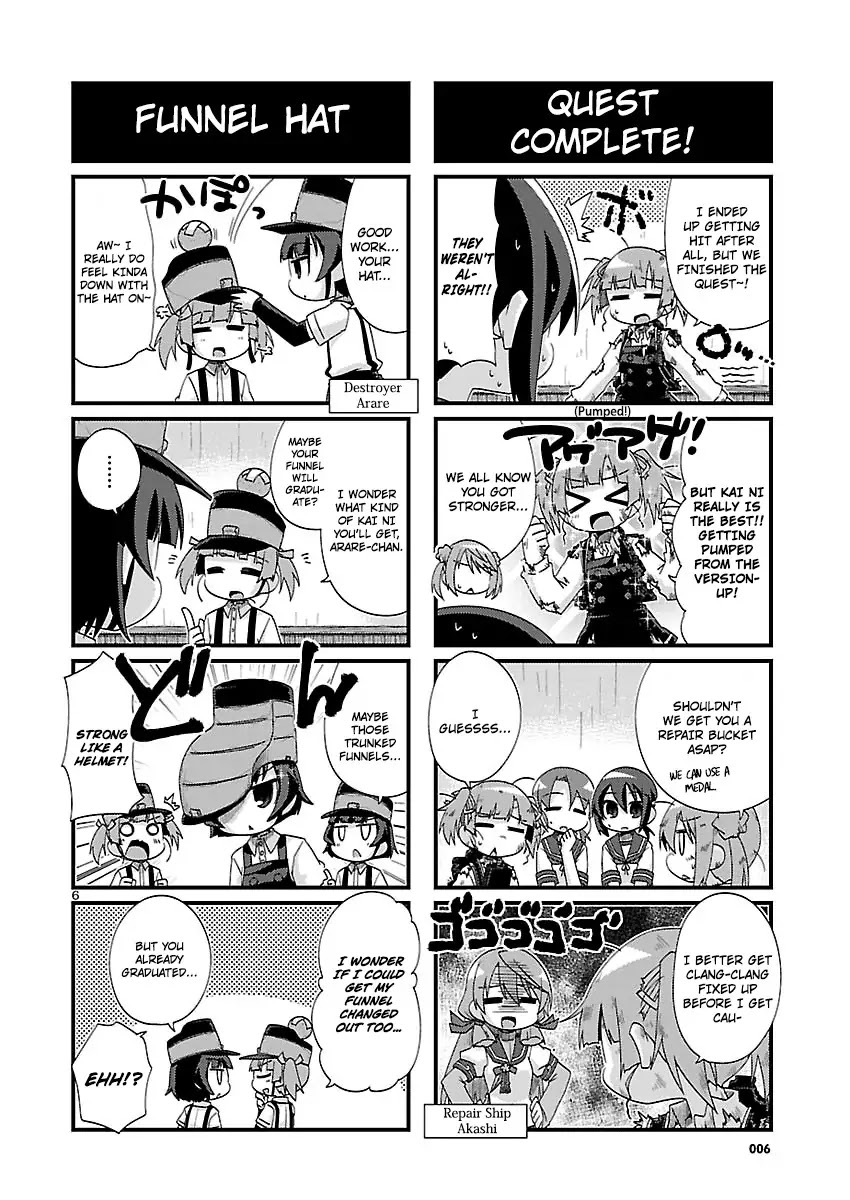 Kantai Collection - Kankore - 4-koma Comic - Fubuki, Ganbarimasu! Chapter 159 page 6 - Chapter 159